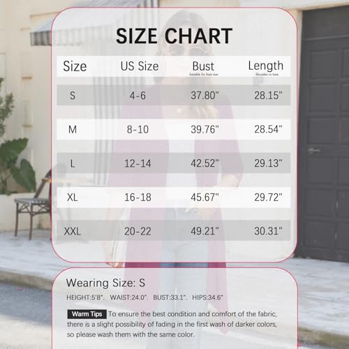 Women's Open Front Casual 3/4 Sleeve Lightweight Cardigan Casual Loose Summer Fall Cardigans4