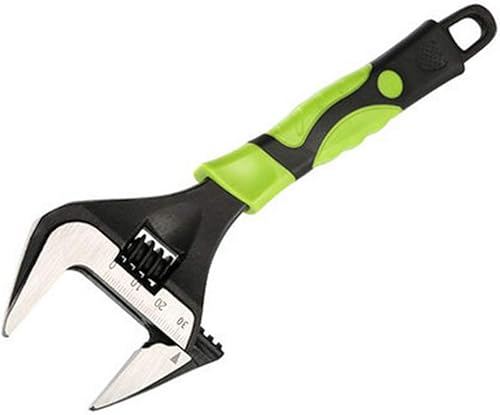 Miniatura 5 de Llave ajustable de fontanería, llave universal, apertura ancha fina, aleación de cromo vanadio ajustable y pinzas de tubo de 6 pulgadas, 8 pulgadas,