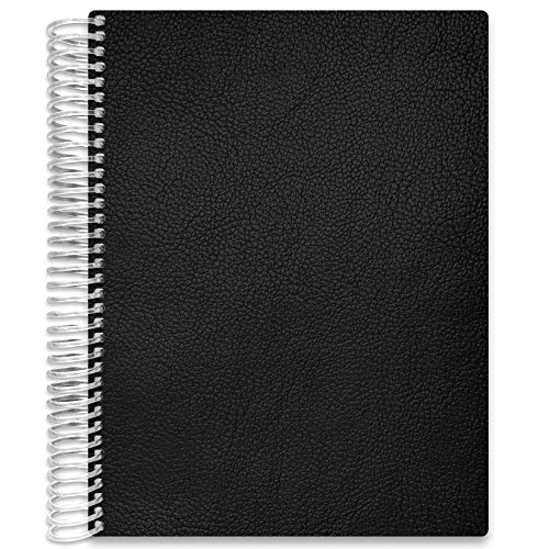 Tools4Wisdom 2021 Planner 2021 Calendar - 8.5 x 11 Hardcover - Daily Planner w/Vertical Weekly Planner Layout, Monthly Planner Tabs, Stickers (Q1HC | B&W Edition)