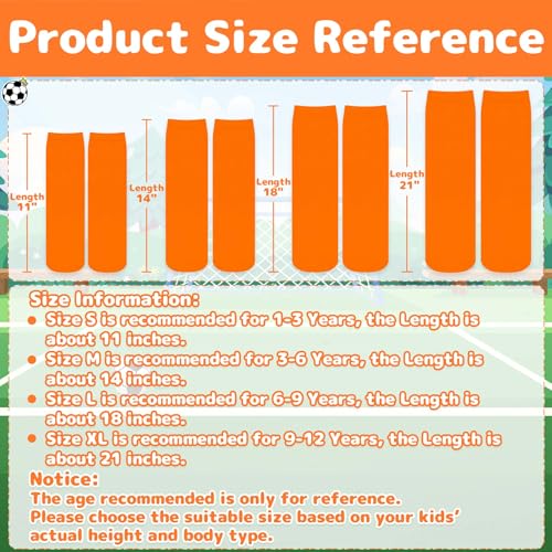 Image of Olreco 1 Pack Toddler Kids Youth Soccer Socks Girls Boys Baseball Socks Youth Knee High Softball Football Accessories Cotton