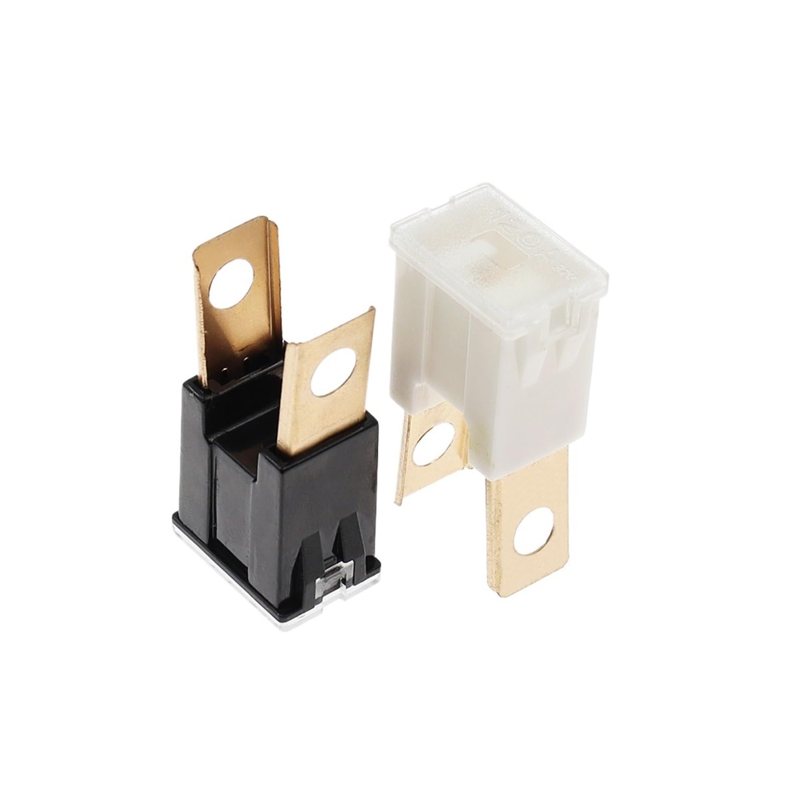 10 pezzi auto auto camion camion fusibile quadrato gamba lunga fusibile maschio 32V 20A 30A 40A 50A 60A 70A 80A 90A 100A 120A (Color : 100A)