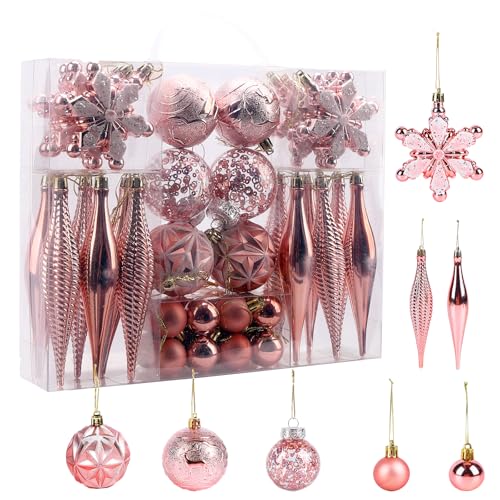 40 Stück Weihnachtskugeln, bruchsichere Kugeln,...