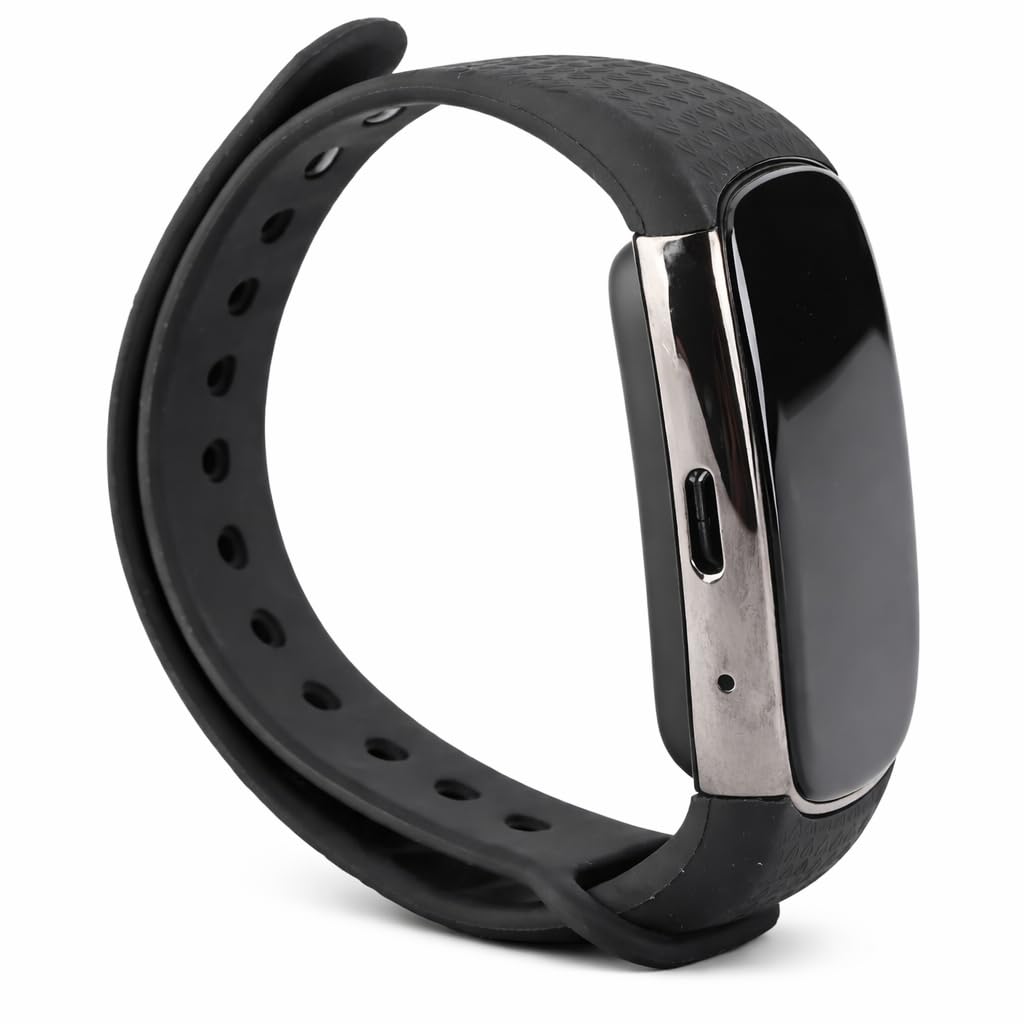 SAFETYNET 16GB Digital Bracelet Voice Recorder Watch | 15-20 Hours Battery Backup | One-Click Recording | USB Rechargeable MP3 Audio Recorder Watch for Meetings, Lectures, Interviews & Personal-image-14