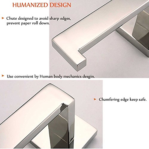Accesorios de baño de acero inoxidable ThinkTop con diseño minimalista cromado 8