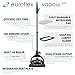 Euroflex Vapour Premium Steam Mop 9-Piece Set with Ultra Dry Steam; Consumer Reports Recommended; Commercial Grade 295°F & 50 PSI; Invented in Italy; Kills 99.9% Germs & Viruses; 5 Year Warranty