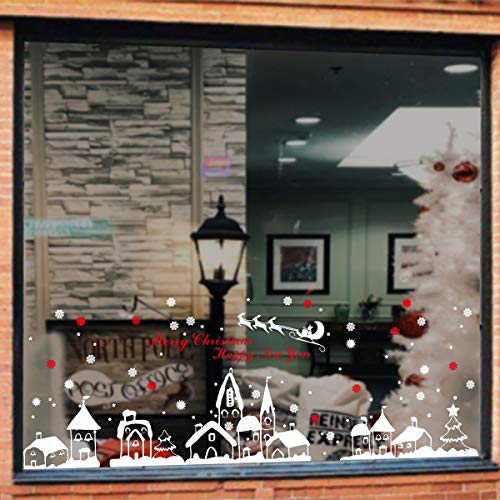 Yuson Girl- Adesivo da parete natalizio, motivo