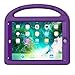 BMOUO Kids Case for iPad 6th/5th Generation (iPad 9.7-inch, 2017/2018), iPad 9.7/Air 2 Case with Screen Protector, Shockproof Handle Stand iPad 6th 5th Generation Case for Kids, Purple