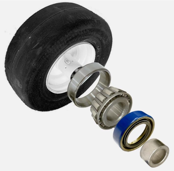 Amazon.com: (2 Kits) Front Wheel Bearing Rebuild Fits ZD221 ZD321