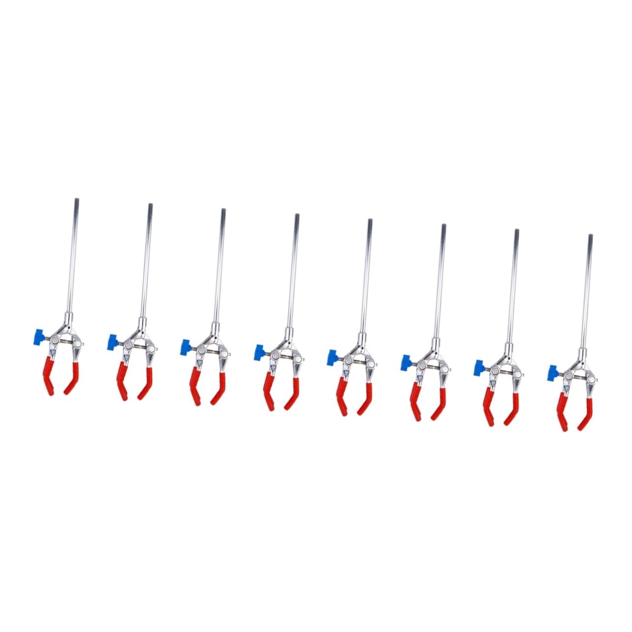 iplusmile 8pezzi Pinza Per Laboratorio Regolabile Acciaio Inossidabile Supporto Per Flask e Provette Accessorio Essenziale Per Esperimenti Scientifici e Sicurezza Nell Uso
