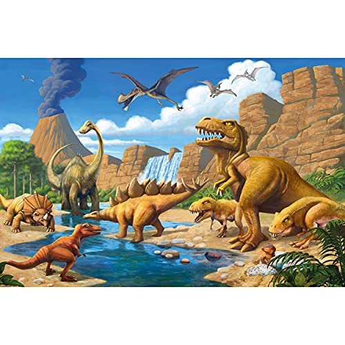 Greatest Product Kid’s Room Nursery Large Photo Wallpaper – Dinosaur Adventure – Picture Decoration Dino World Comic Style Volcano Waterfall Image Decor Wall Mural (132.3x93.7in - 336x238cm) Greatest Product Kid’s Room Nursery Large Photo Wallpaper – Dinosaur Adventure – Picture Decoration Dino World Comic Style Volcano Waterfall Image Decor Wall Mural (132.3x93.7in - 336x238cm)