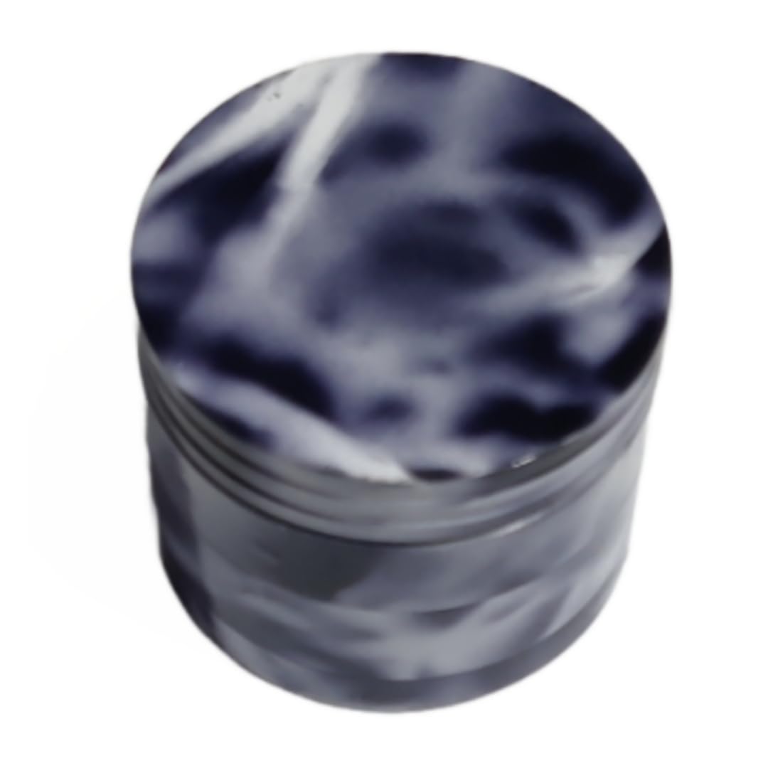 H.K. International 42 mm Hand Muller Crusher Weed with Honey dust Product Grinder Filter 4 Part kharbuja Black Color