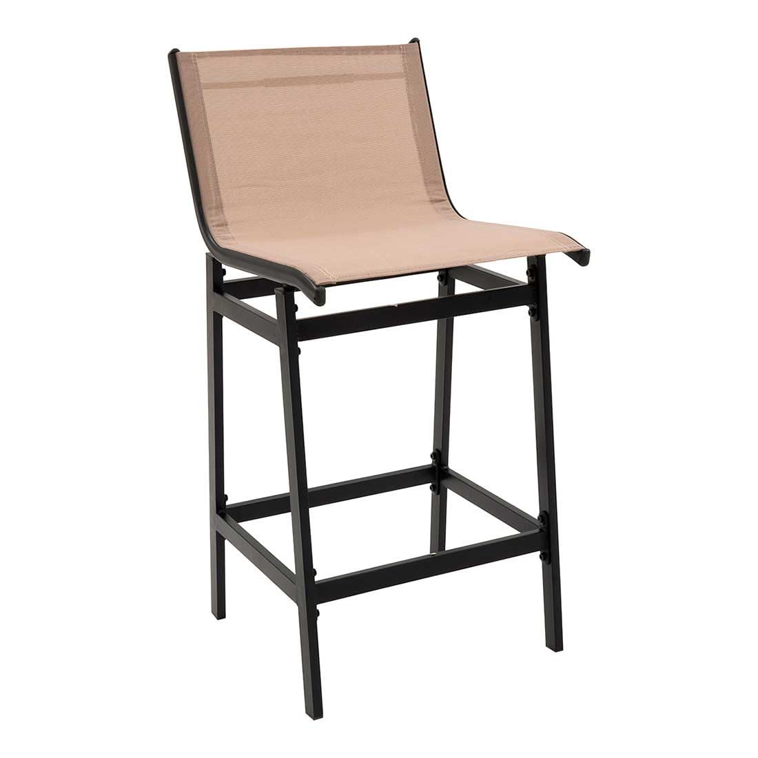 OUTLIV. Gartenpavillon, mit Bar und 2 Stühlen, strapazierfähig, langlebig, inkl. Thekenabdeckung und integrierter Dachlüftung, 240x240x250, Beige