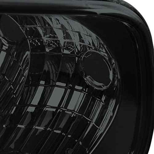 Carpartsinnovate Fits 97-04 F150 97-02 Expedition Pickup Smoke Corner Lamps Turning Signal Light