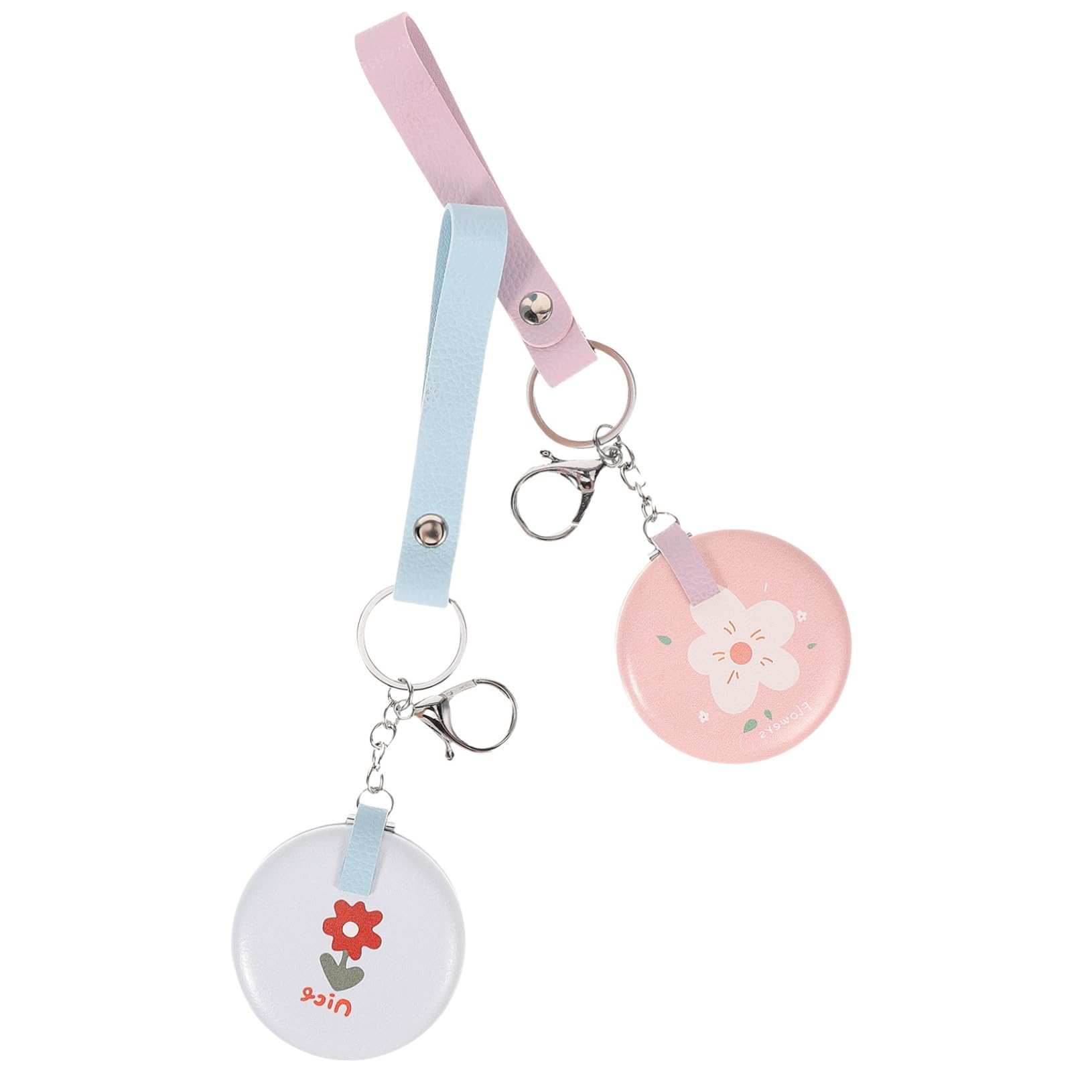 Veemoon Mini Faltspiegel Schlüsselanhänger Kompakter Make Up Für Damen Für Zu Weihnachten Valentinstag Muttertag Reisen Partys