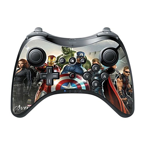 Comic Book Hero Vinyl Decal Sticker Skin by Compass Litho for Wii U Pro Controller
