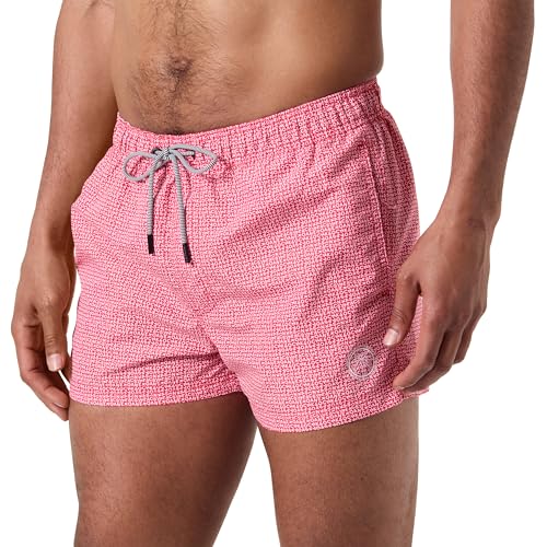 JACK & JONES Jpstbora Bora Jjswim LY Bañador Corto, Color Rojo, M Hombres