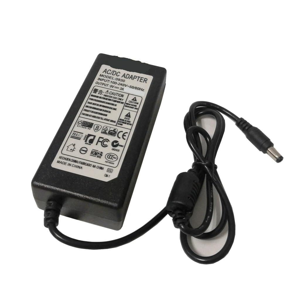 TNNBNT 9V 2.5A 3A AC DC Adapter Charger For SPECTRA T1000 PR608 PR608-T T300 FOR POS Machine Phone Power Supply(UK CABLE)