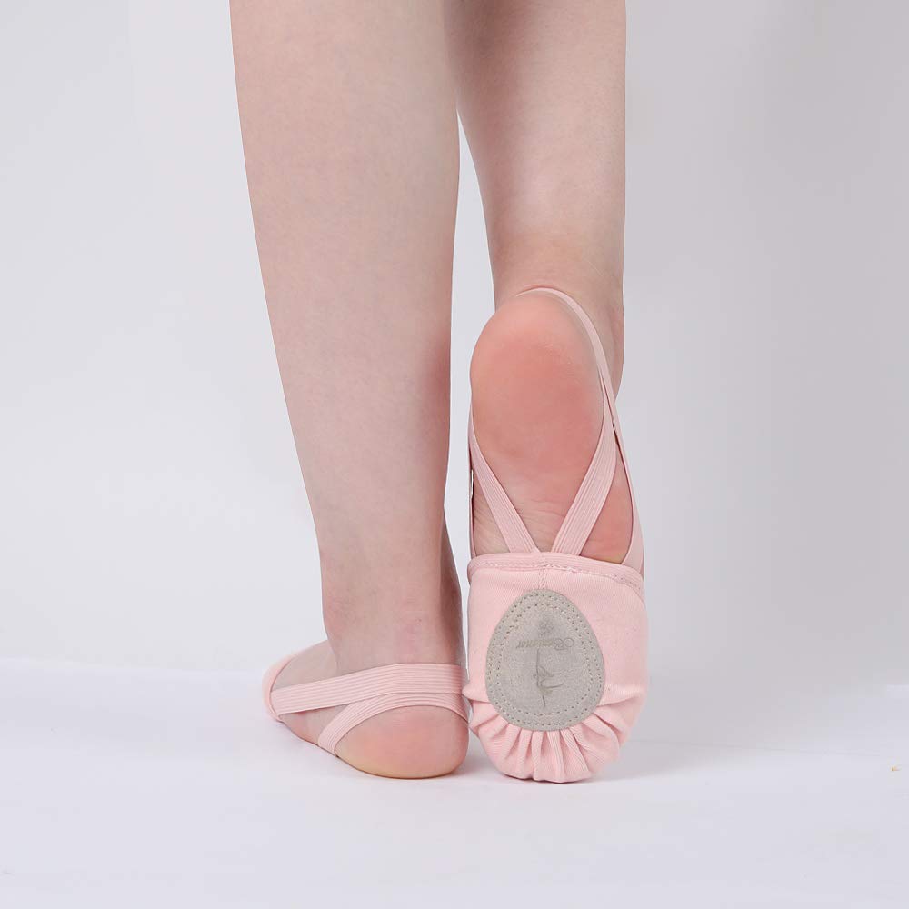 Zapatillas de Danza Zapatos Media Punta de Ballet y Gimnasia para Mujer y Niña