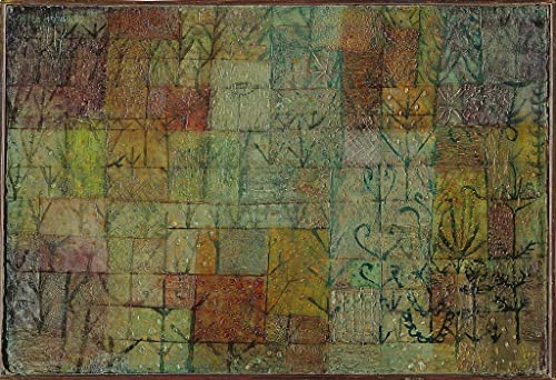 Le potager de Paul Klee déco chambre, grande affiche murale vintage