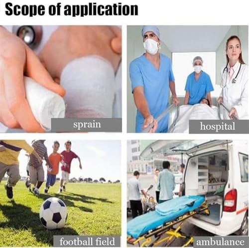 Folding Portable Stretcher with Wheels for Easy Transport in Medical Emergencies and Patient Care