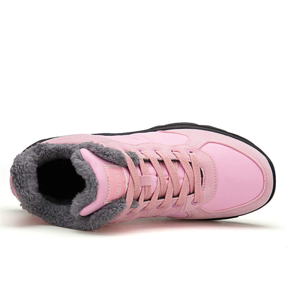 TORISKY Stivali Invernali Uomo Donna Scarpe Cotone Outdoor Impermeabili Trekking Caldo Piatto Caviglia Stivaletti Neve