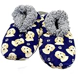 Goldendoodle Super Soft Women’s Slippers - One Size Fits Most - Cozy House Slippers - Non Skid Bottom - perfect for Goldendoodle gifts