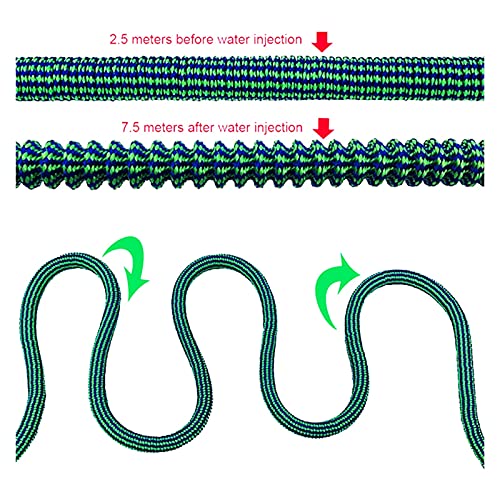 Tuinslang Uitschuifbare tuinslang met verstelbaar watermondstuk flexibele slang spuitschuim voor auto wassen (Color : Hose kit 10, Diameter : 1/2'') - Image 7