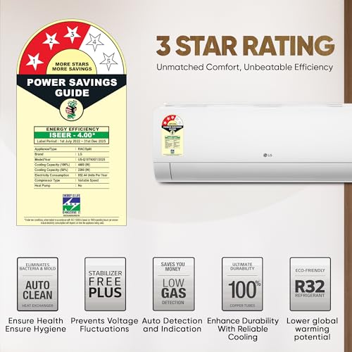 Image of LG 1.5 Ton 3 Star DUAL Inverter Split AC (Copper, AI Convertible 6-in-1, VIRAAT Mode, Diet Mode+, Faster Cooling & Energy Saving, HD Filter with Anti-Virus Protection, US-Q18TNXE1, White)