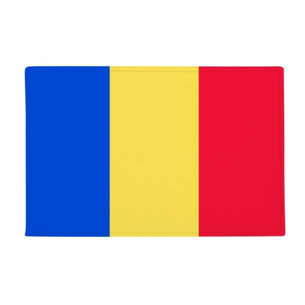 Drapeau National Roumanie Tapis de Bain Absorbant et Confortable pour Salon