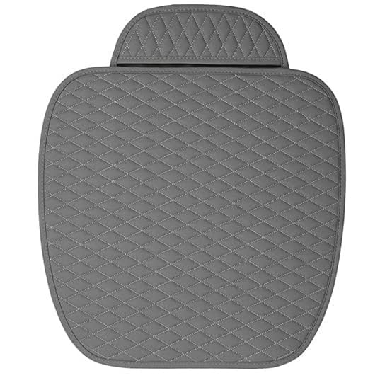 Image of BROGBUS Flax Car Seat Mat Vehicle Seat Cover Car Seat Cushions (Grey, Pack of 1) | Front and Rear Seat Cover