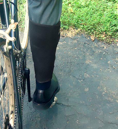 Leg Shield Bike Pant Protector - Completely Protects Cyclist's Pants from Grease and Chain Unlike Existing Straps and Clips - Comfortable, Snug Fit, Easy On/Off (1 Unit) Leg Shield Bike Pant Protector - Completely Protects Cyclist's Pants from Grease and Chain Unlike Existing Straps and Clips - Comfortable, Snug Fit, Easy On/Off (1 Unit)