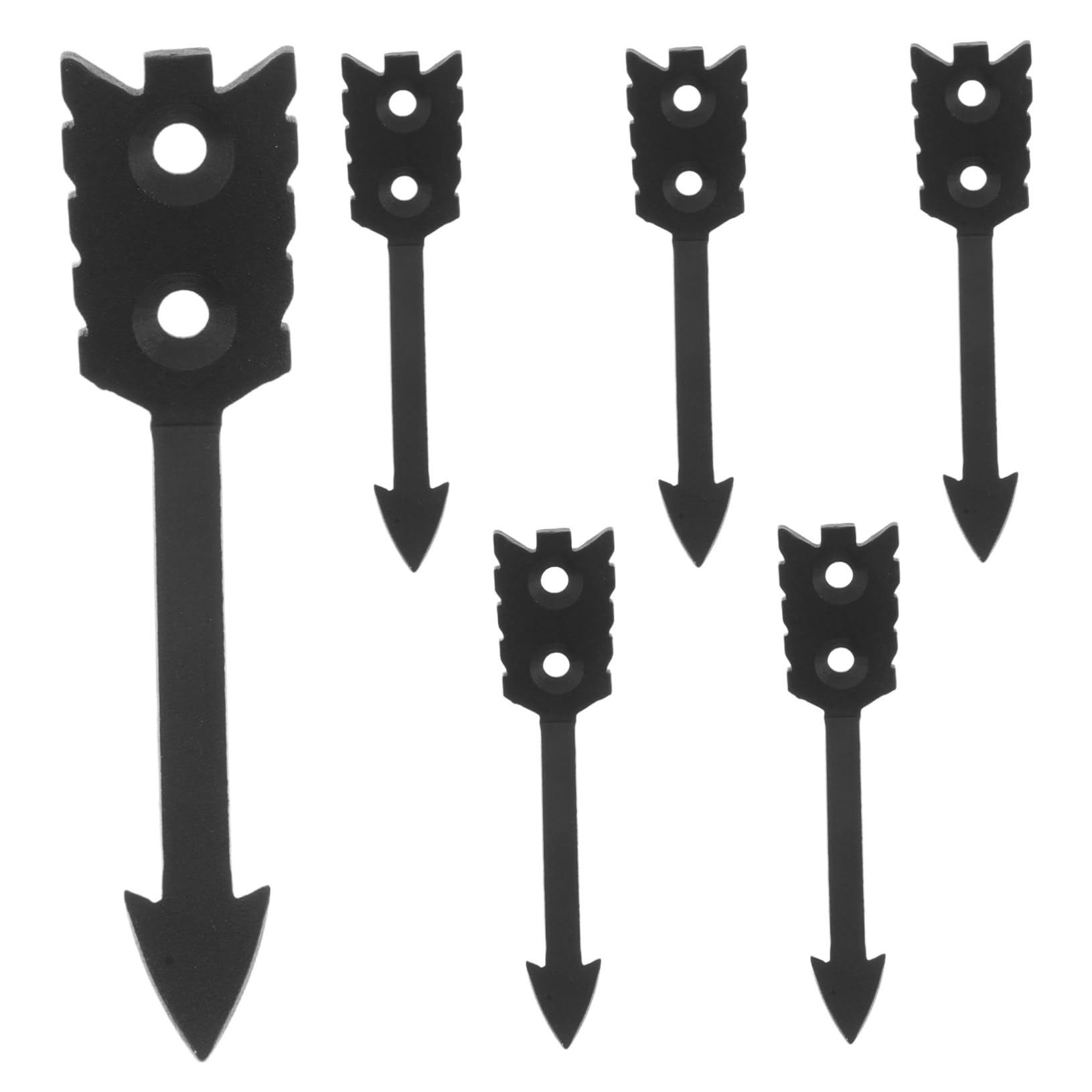 PRETYZOOM 6pcs Wall Mount European Skull Mount Hanger Deer Elk Antelope Hooks Bracket Kit