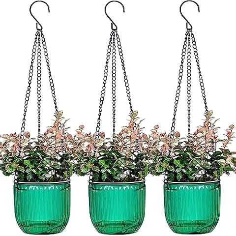 Josteve 4.5 Inch Self Watering Hanging Planter Cover