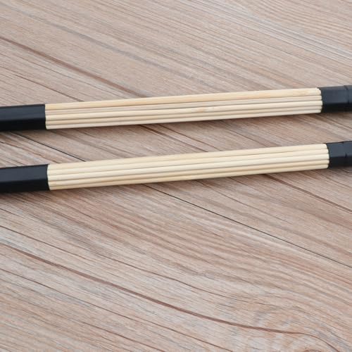 Par de Baquetas para Percusión de Jazz y Folk Color Negro miniatura 3
