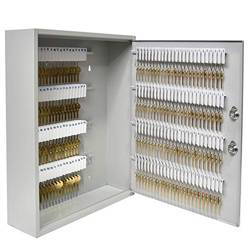 BankSupplies Fort Knox 200 Key Cabinet  Welded 22 Gauge Steel Construction 