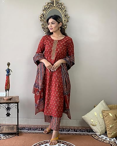 Image of ANNI DESIGNER Women Kurta with Pant & Dupatta