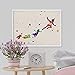 Nacnic stampa artistica con immagini di Peter Pan. Stile acquerello. Pittura in stile nordico. Poster in stile scandinavo. 250 Grammi di Alta Qualità. colori acquerelli e vivaci. cameretta bambini.