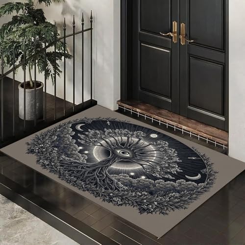 Paillasson absorbant lavable 60x90 tapis de porte intérieur extérieur