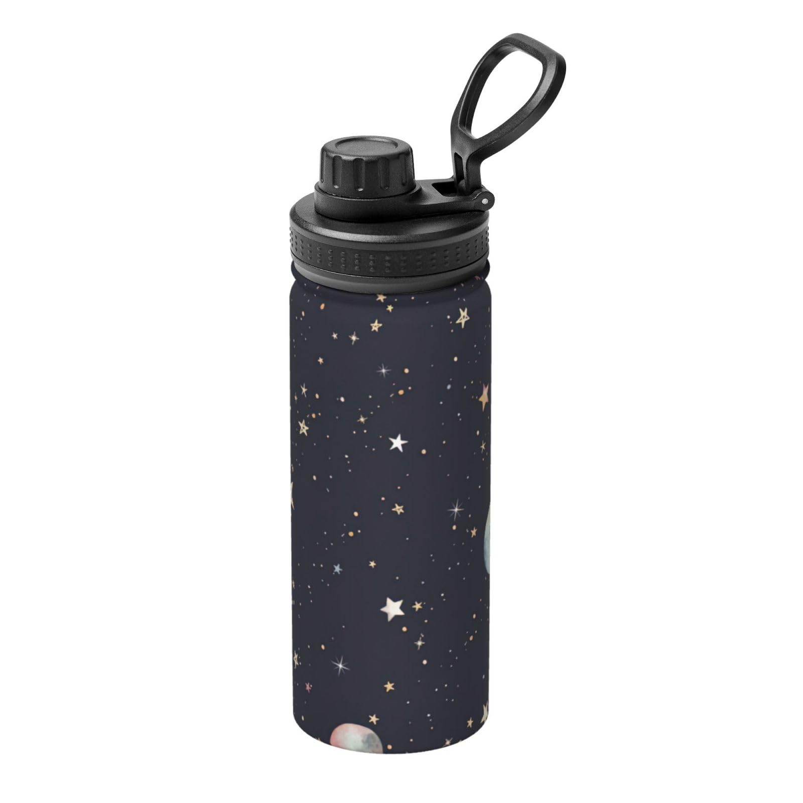 Kfjghhl Insulated Stainless Galaxy Steel Water Bottle For Sport Gym Travel Leak Camping Hiking Hydration