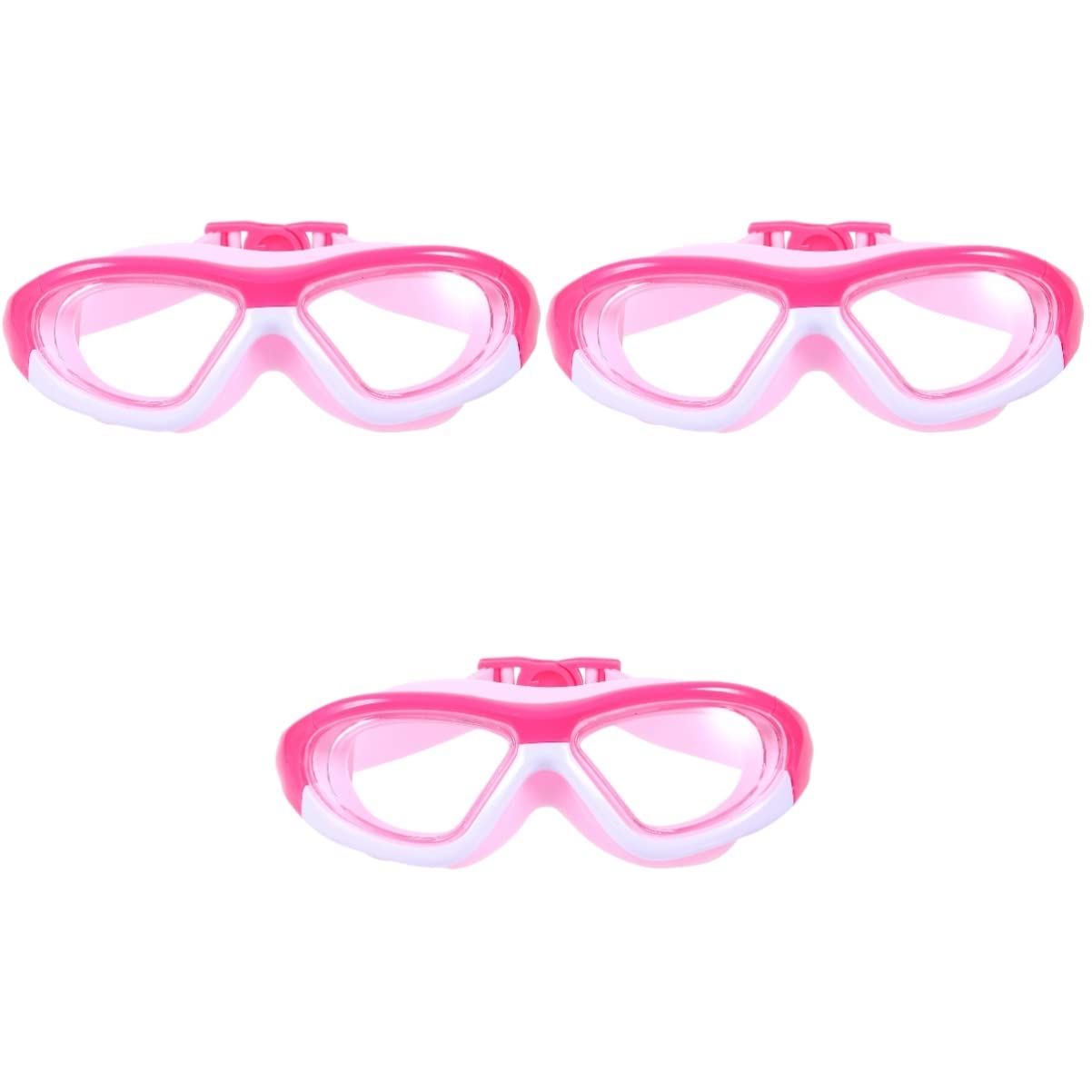 jojofuny 3 Pièces Lunettes De Plongée Lunettes De Plage Natation Version Large De Natation Anti-buée D'eau Junior Polarisé Des De Protection Pc Enfant