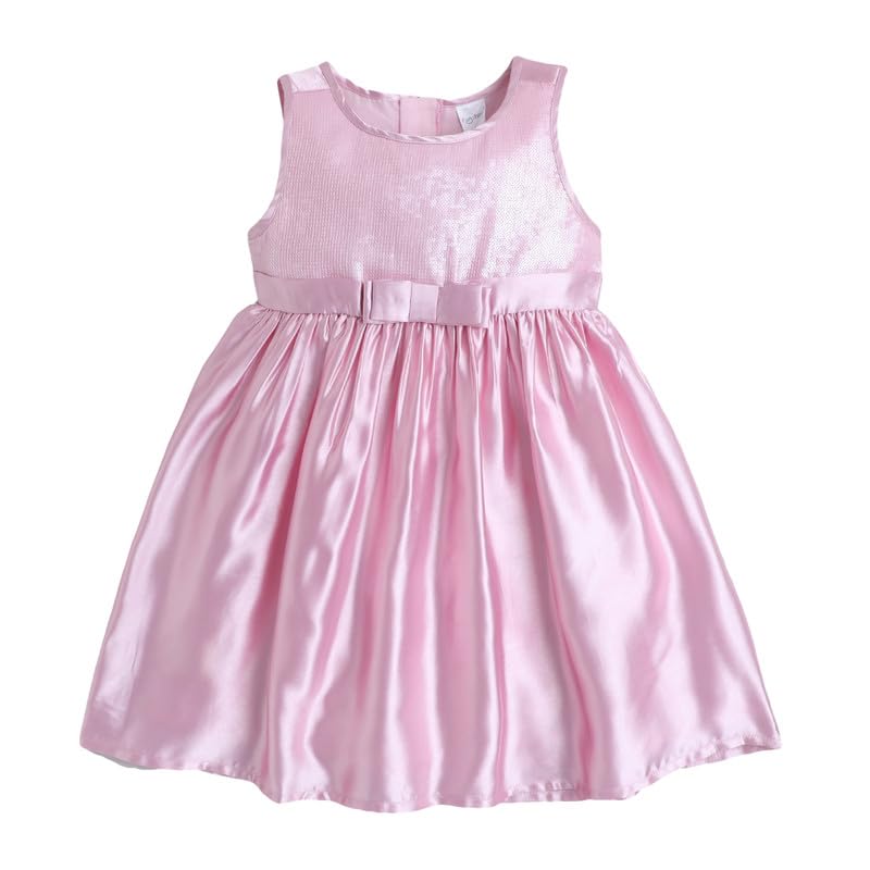 Image of Funshine Girls Spring Summer Casual Dress for Kids | Soft Breathable Comfortable Everyday Wear for Play School Outings Birthday Parties & Family Occasions | Stylish Lightweight Trendy Outfit