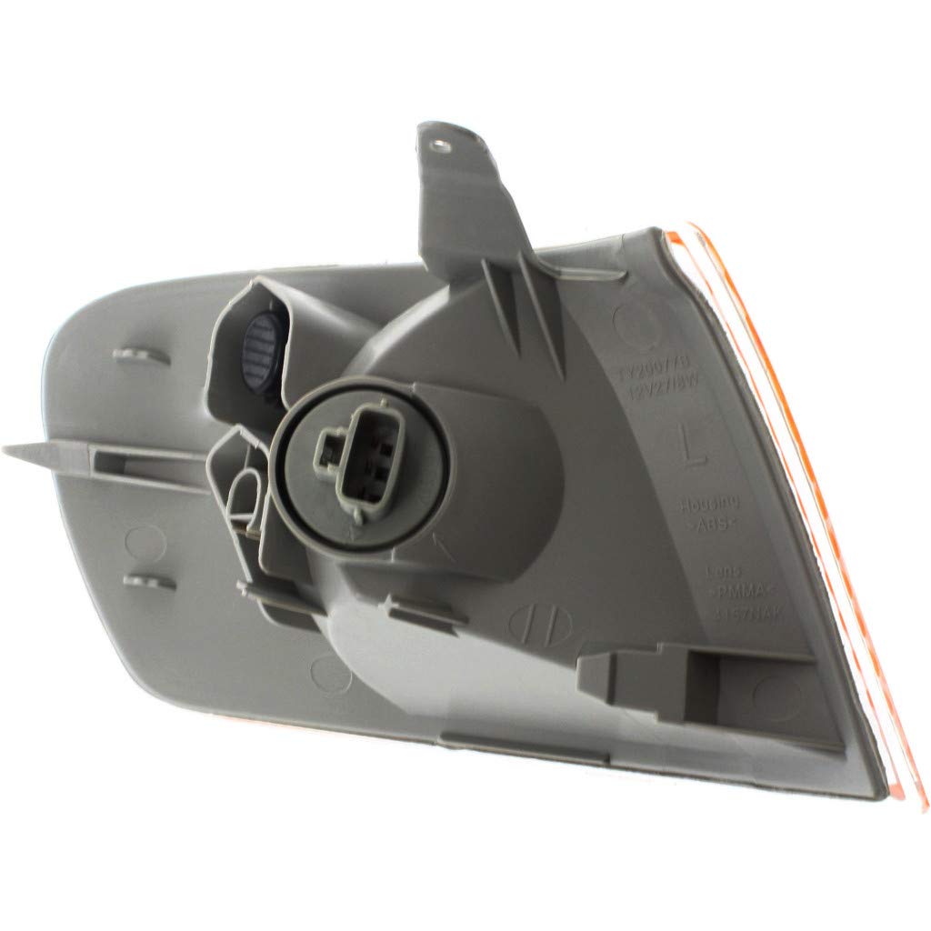 CarLights360: For 2001 2002 Toyota Corolla Corner Signal Light Driver Side w/Bulbs DOT Certified For TO2530137