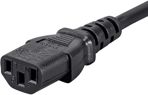 Miniatura 4 de Monoprice Cable de alimentación - 6 pies - Negro  ASNZS 3112 (AustraliaNueva Zelanda) a IEC 60320 C13, 18 AWG, 5A1250W, 250V