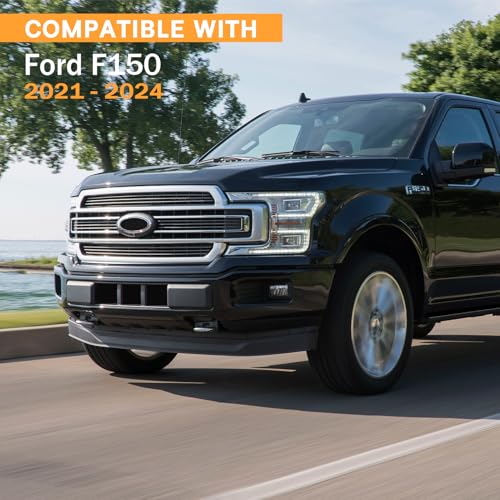 Image of Mud Flaps Mud Guards Replacement for 2021-2023 F-150 (Without OEM Fender Flares) Front Mudflap and Rear Mudguard No Drilling Required 4pc Set