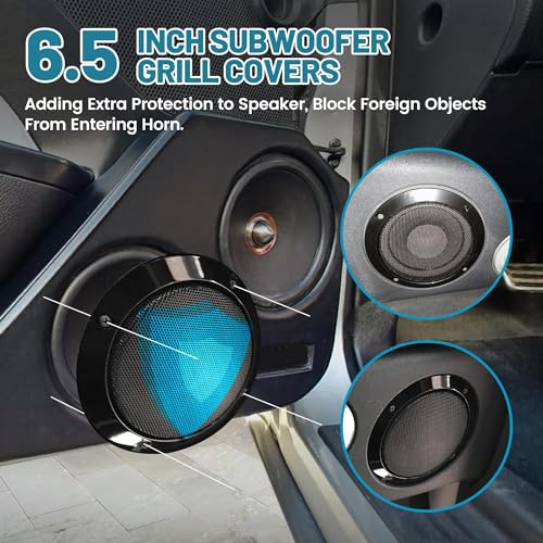 Nuith 6.5 Inch Metal Mesh Round Speaker Grill Cover thumb #2