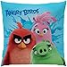 CTI Coussin 40X40 Angry Bird Explosion, 100% Polyester, Jaune