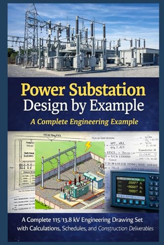 Power Substation Design Package: A Complete Engineering Example: A Complete 115/13.8 kV Engineering Drawing Set with Calculations, Schedules, and Construction Deliverables