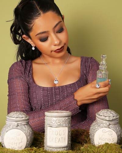 Disney The Nightmare Before Christmas Womens Necklace 18-inch - Sterling Silver and Cubic Zirconia Jack Pendant Necklace - The Nightmare Before Christmas Necklace3