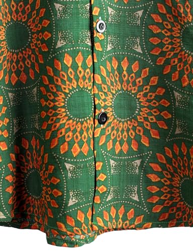 Image of VATPAVE Mens Casual Hawaiian Floral Shirts Short Sleeve Button Down Tropical Shirts Beach Summer Shirts