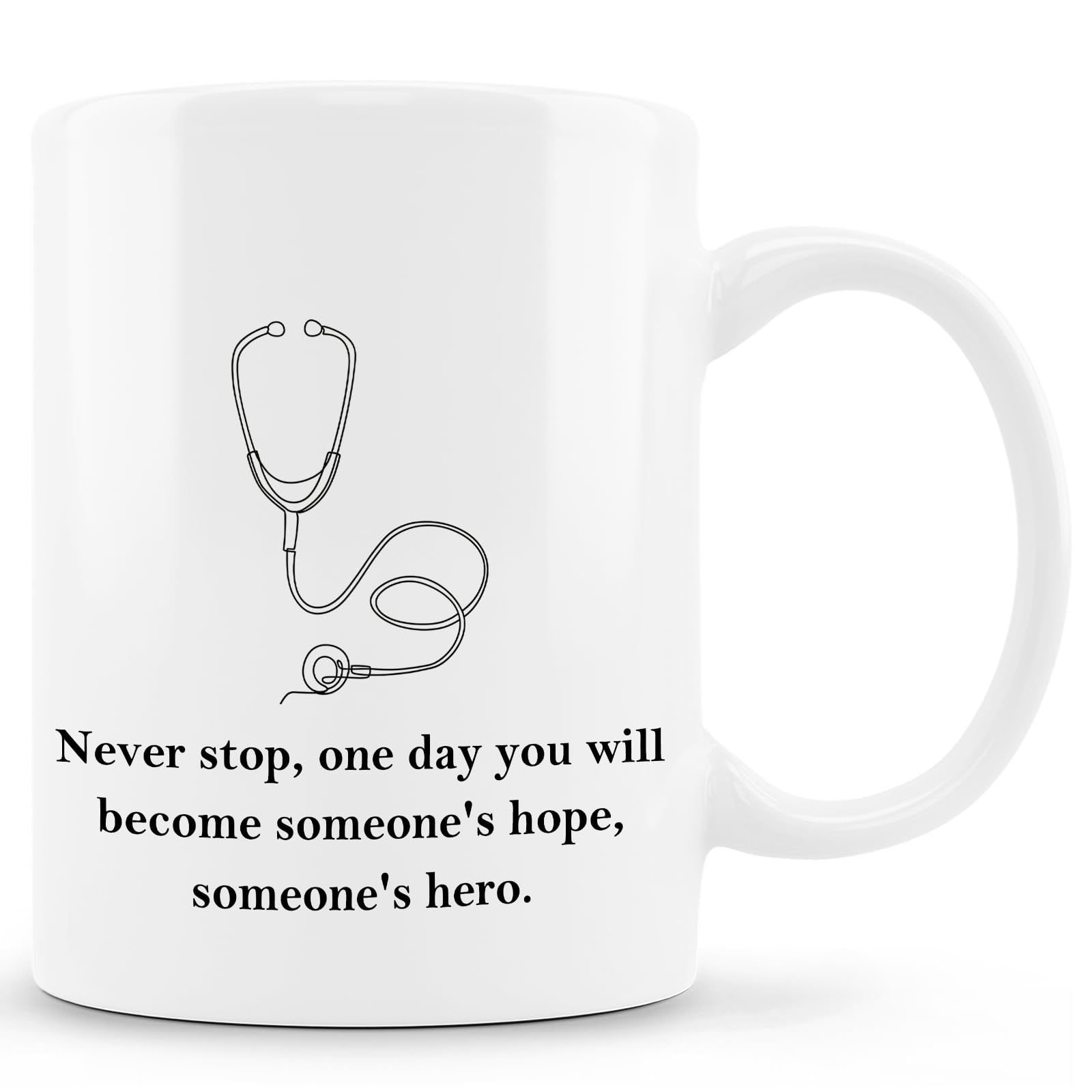 Nurse Inspirational Coffee Mug - Nursing Medical Student Gifts, Future Nurse Gift, RN Doctor Appreciation Cup, Ceramic Coffee Mug 11 Oz